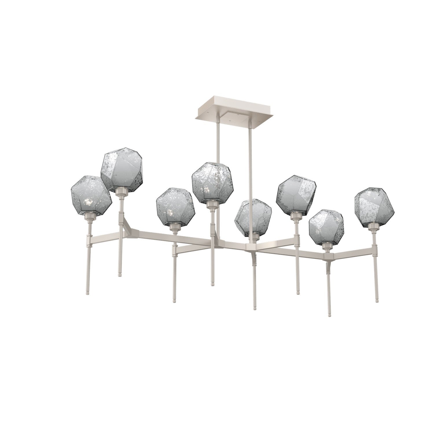 Hammerton Studio - PLB0039-69-GB-B-001-L1 - LED Linear Suspension - Gem - Gilded Brass