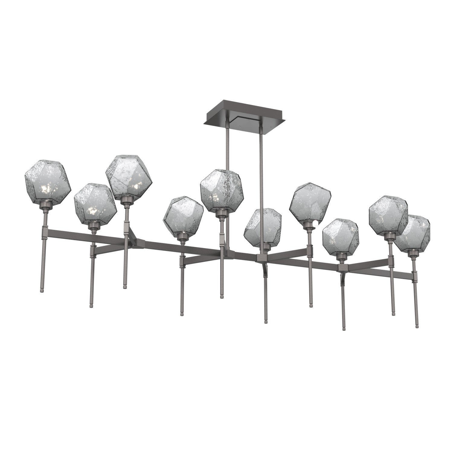 Hammerton Studio - PLB0039-69-GP-S-001-L3 - LED Linear Suspension - Gem - Graphite