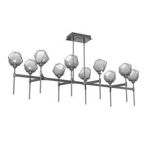 Hammerton Studio - PLB0039-69-GP-S-001-L3 - LED Linear Suspension - Gem - Graphite