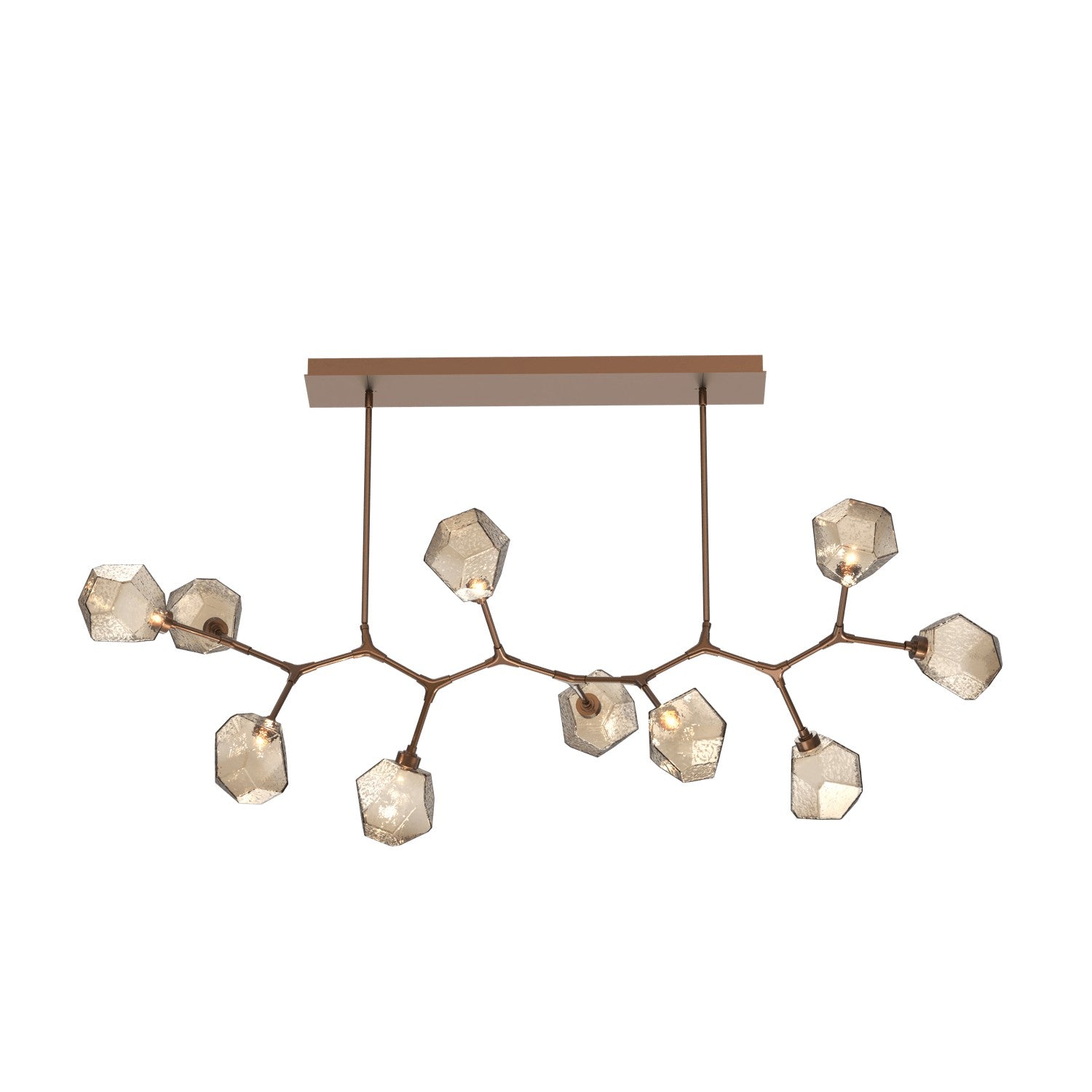 Hammerton Studio - PLB0039-BC-BB-B-001-L1 - LED Branch - Gem - Burnished Bronze
