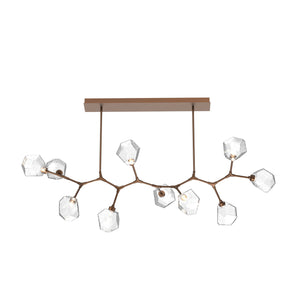 Hammerton Studio - PLB0039-BC-BB-C-001-L3 - LED Branch - Gem - Burnished Bronze