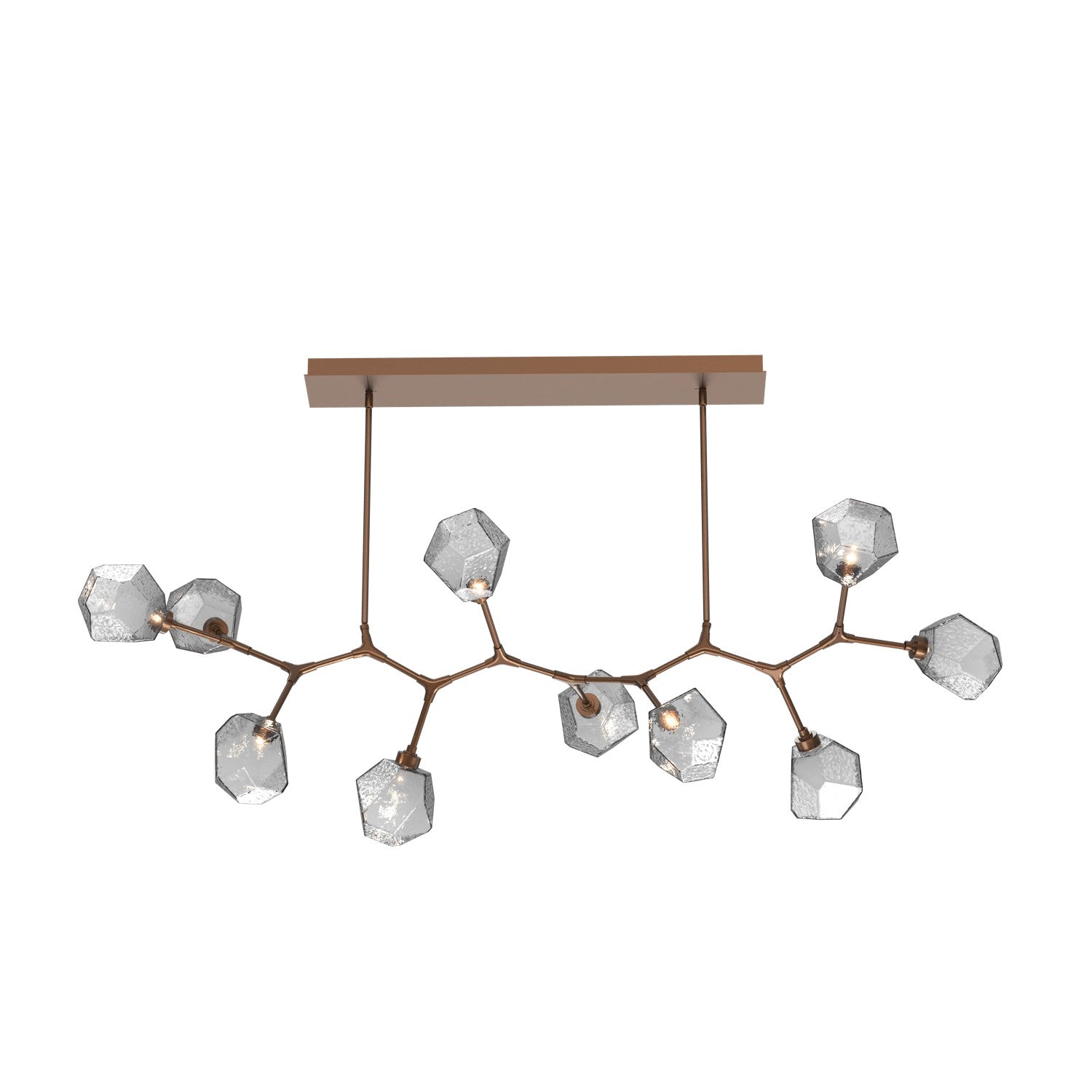 Hammerton Studio - PLB0039-BC-BB-S-001-L1 - LED Branch - Gem - Burnished Bronze