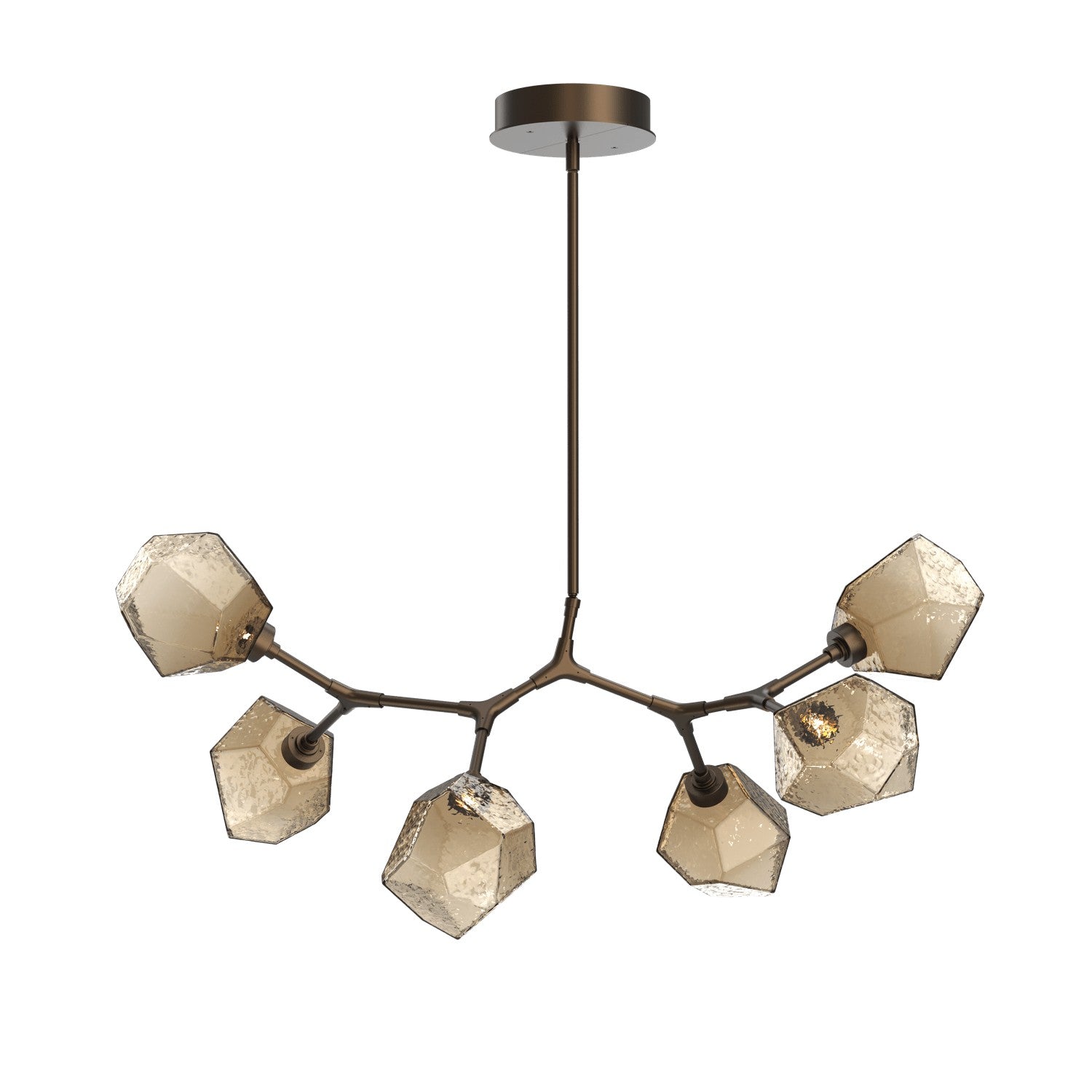 Hammerton Studio - PLB0039-BA-FB-B-001-L3 - LED Lantern - Gem - Flat Bronze