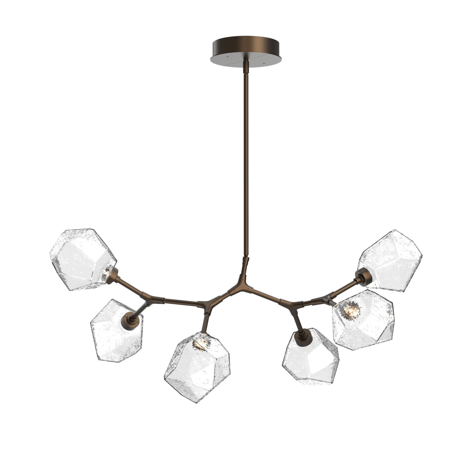 Hammerton Studio - PLB0039-BA-FB-C-001-L3 - LED Lantern - Gem - Flat Bronze