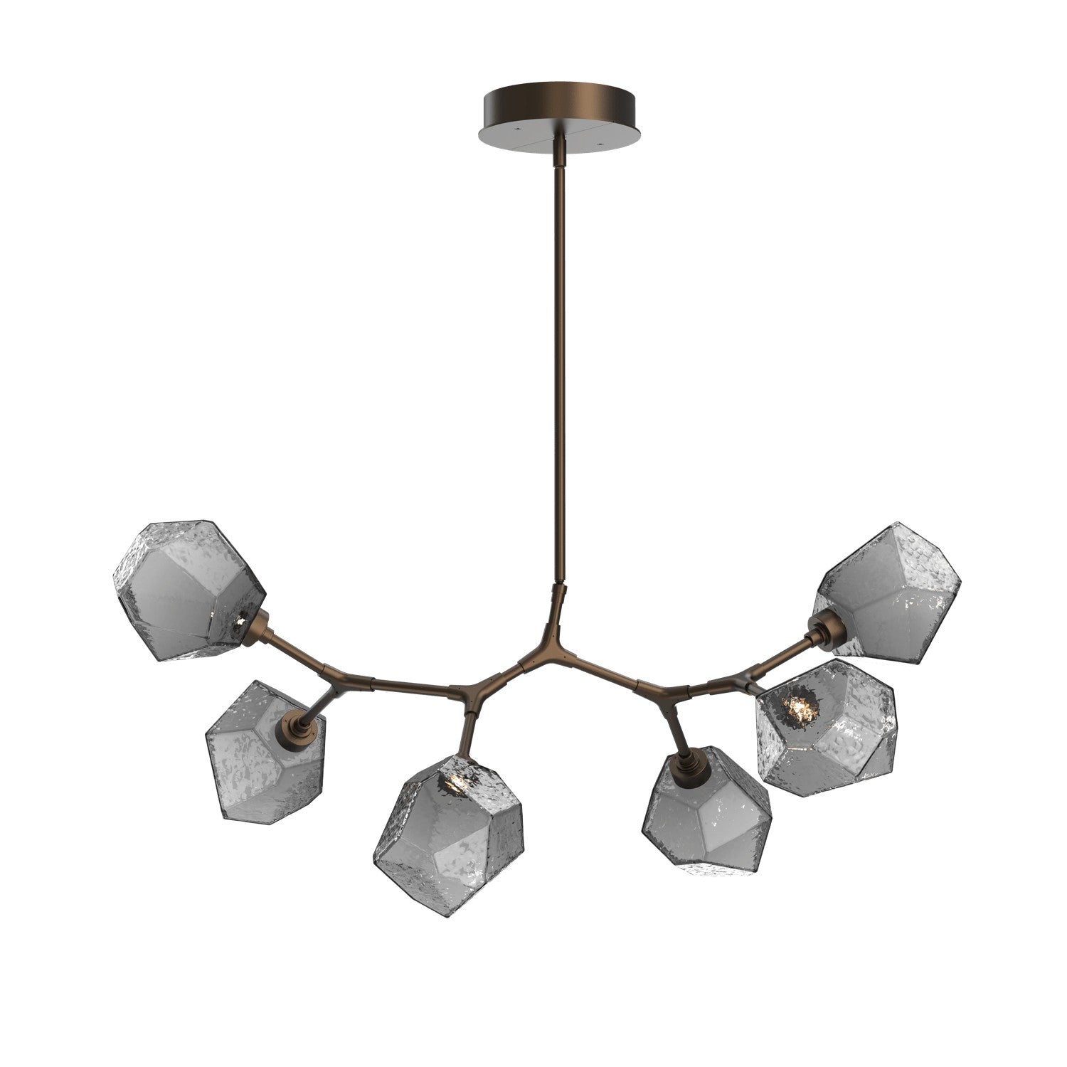 Hammerton Studio - PLB0039-BA-FB-S-001-L1 - LED Lantern - Gem - Flat Bronze