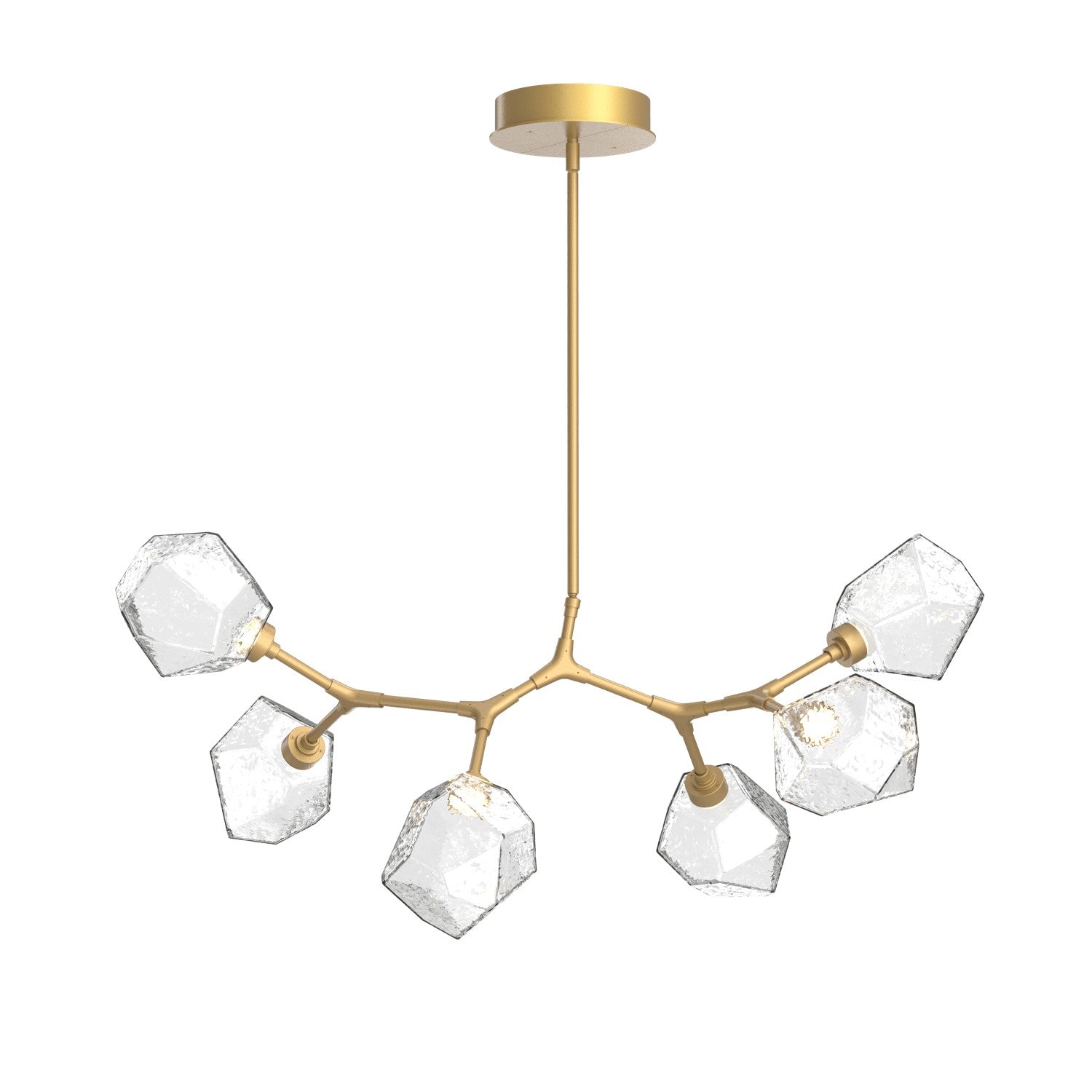 Hammerton Studio - PLB0039-BA-GB-C-001-L3 - LED Lantern - Gem - Gilded Brass