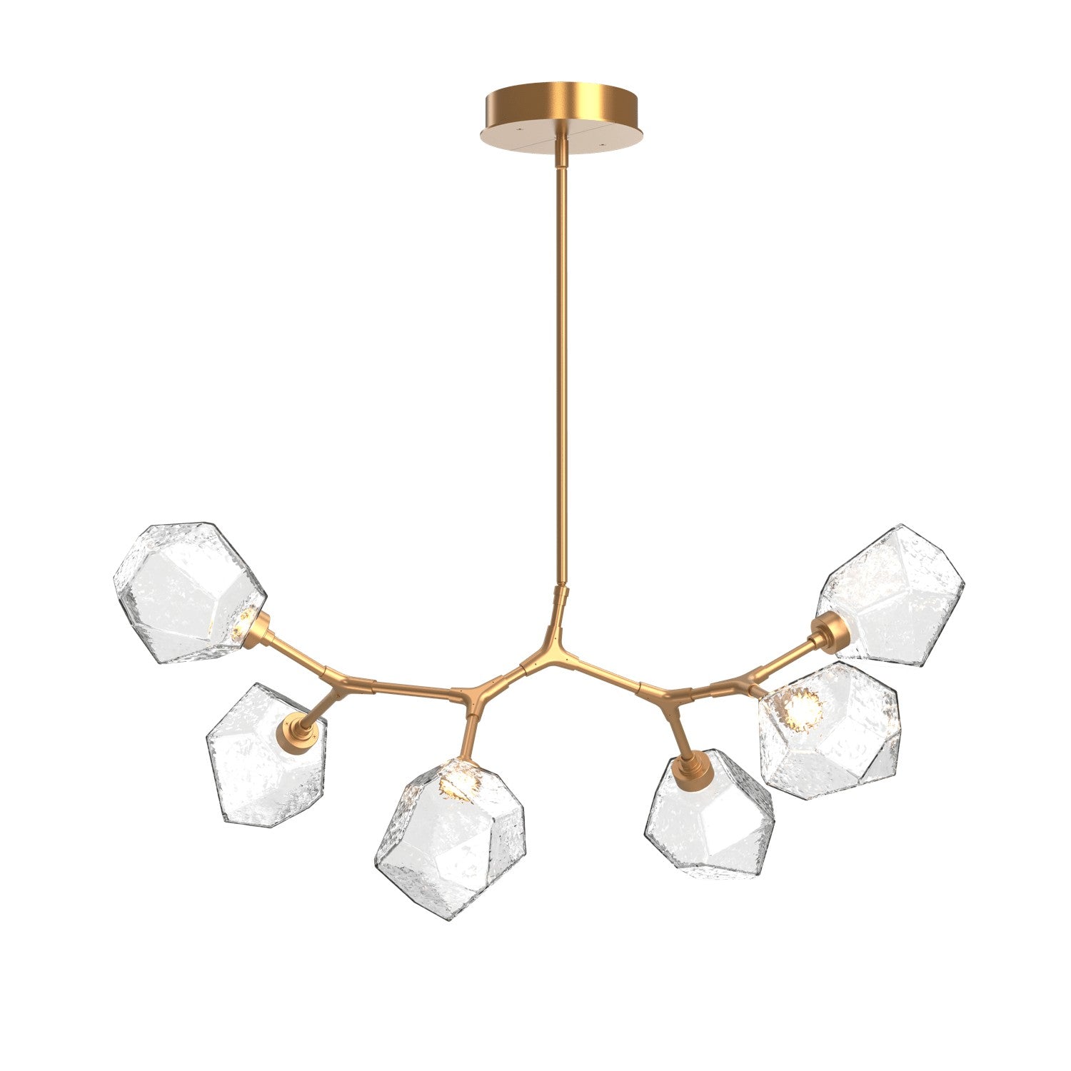 Hammerton Studio - PLB0039-BA-NB-C-001-L3 - LED Lantern - Gem - Novel Brass