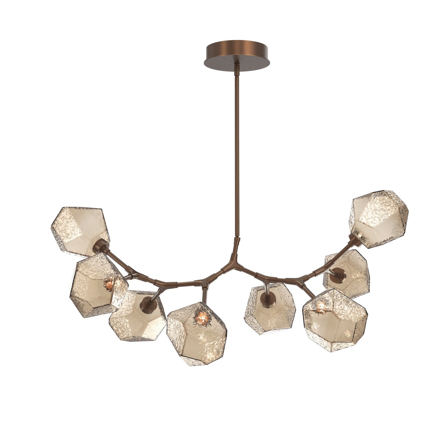 Hammerton Studio - PLB0039-BB-BB-B-001-L1 - LED Lantern - Gem - Burnished Bronze