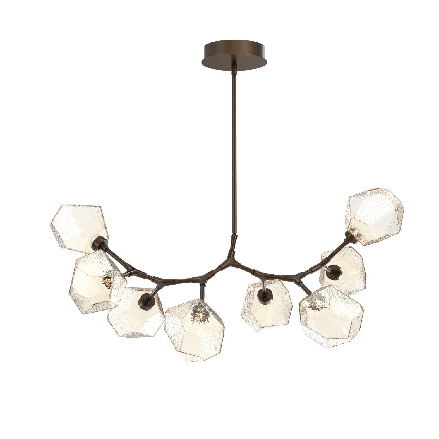 Hammerton Studio - PLB0039-BB-FB-A-001-L1 - LED Lantern - Gem - Flat Bronze