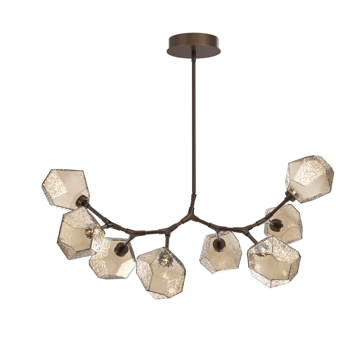 Hammerton Studio - PLB0039-BB-FB-B-001-L3 - LED Lantern - Gem - Flat Bronze