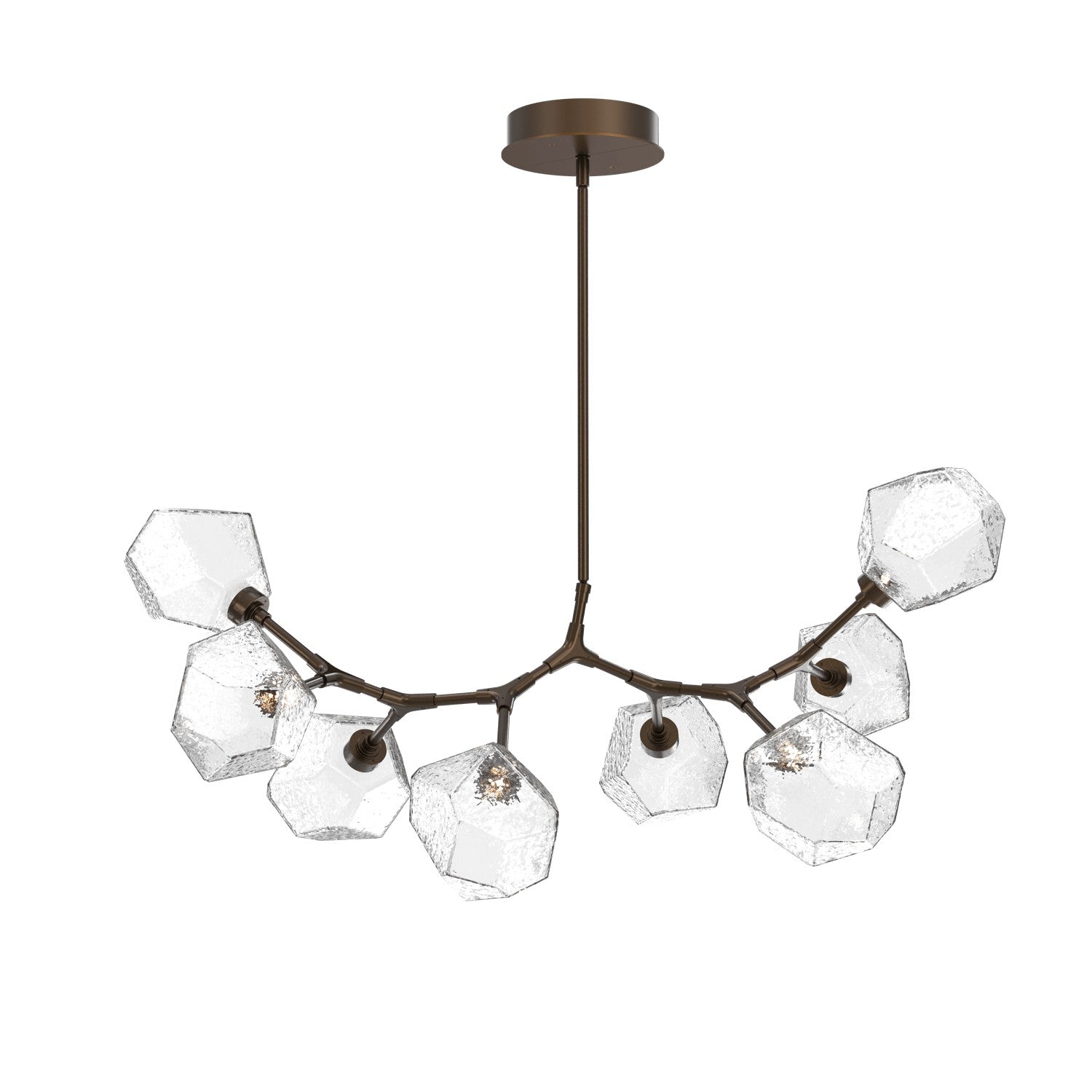 Hammerton Studio - PLB0039-BB-FB-C-001-L3 - LED Lantern - Gem - Flat Bronze