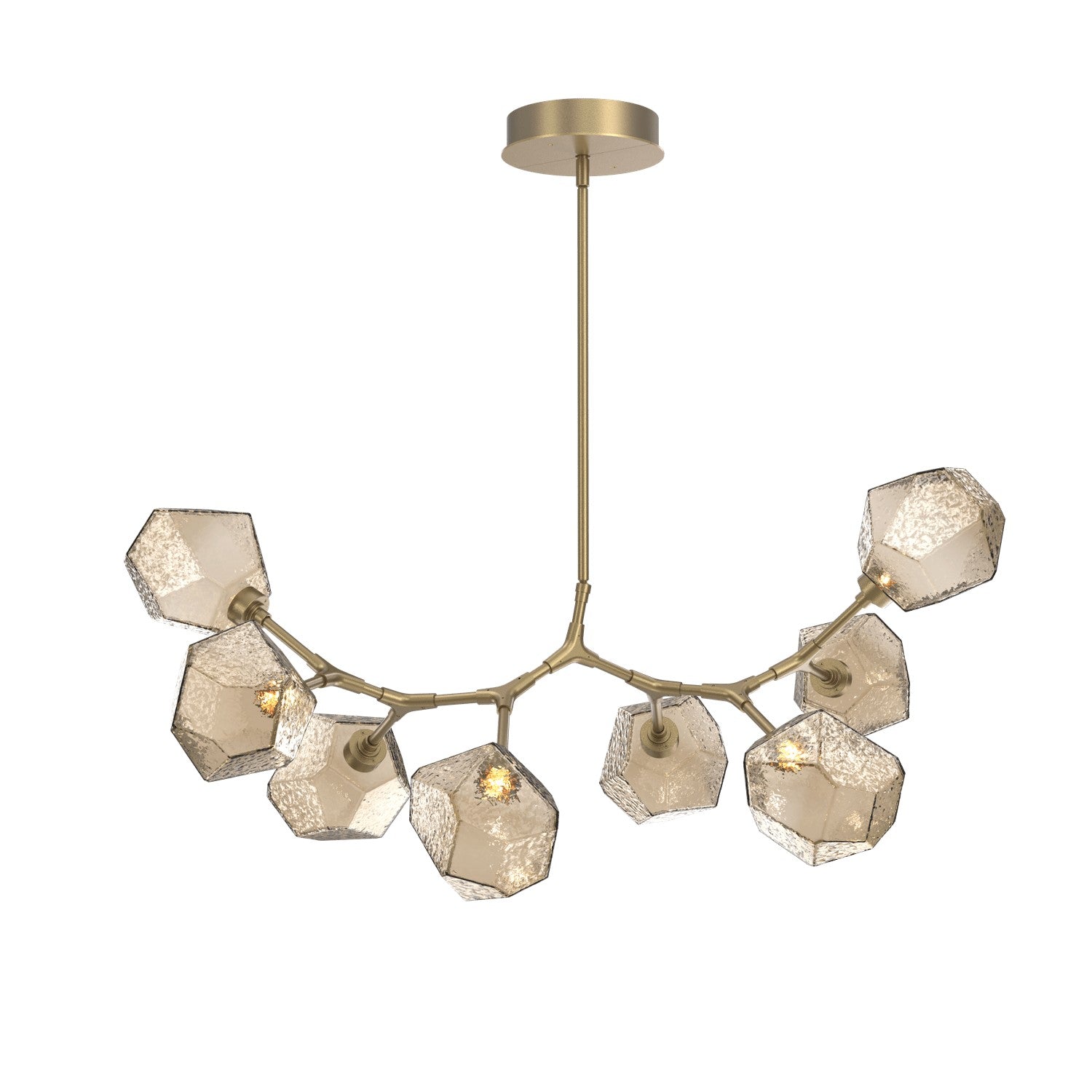 Hammerton Studio - PLB0039-BB-GB-B-001-L1 - LED Lantern - Gem - Gilded Brass