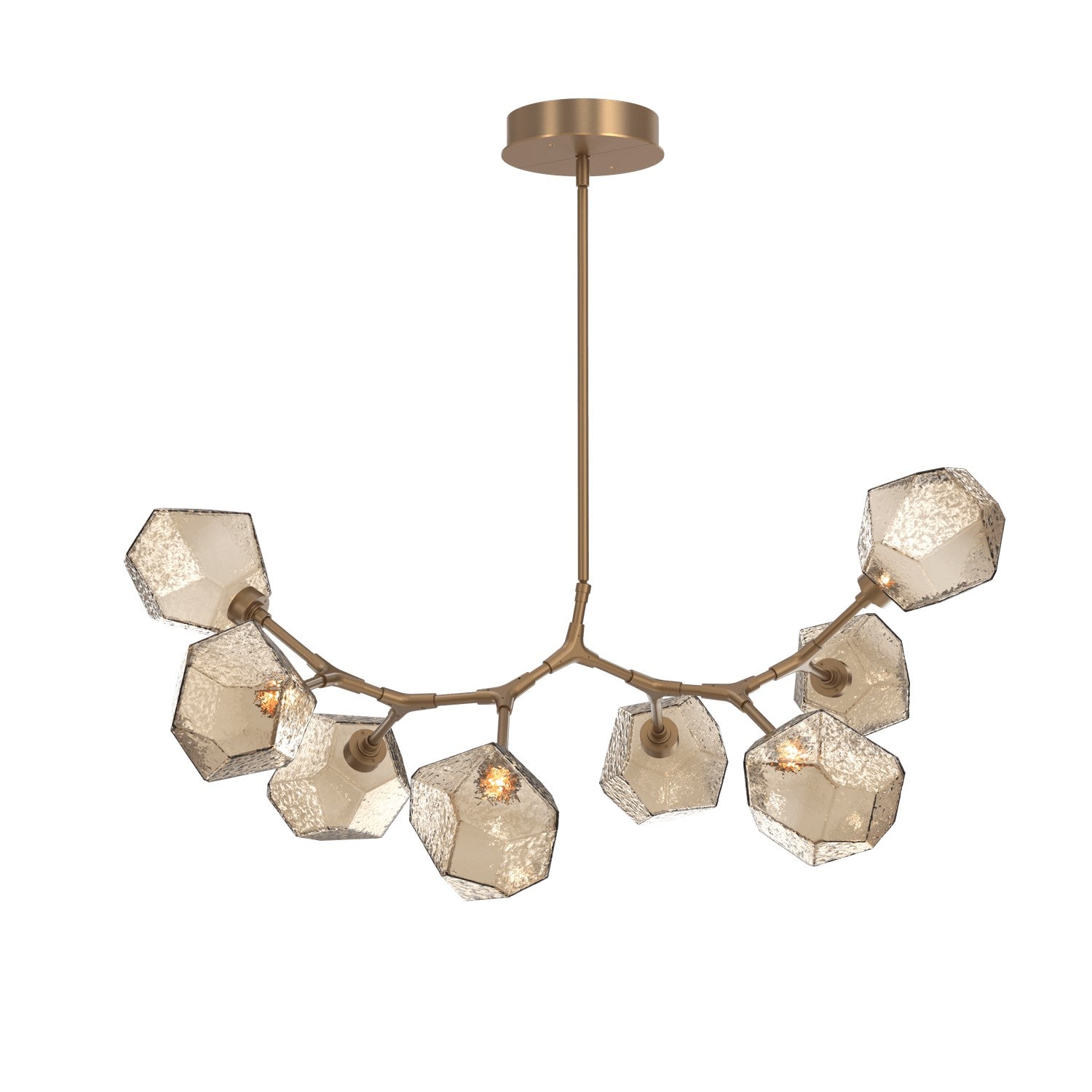 Hammerton Studio - PLB0039-BB-NB-B-001-L1 - LED Lantern - Gem - Novel Brass