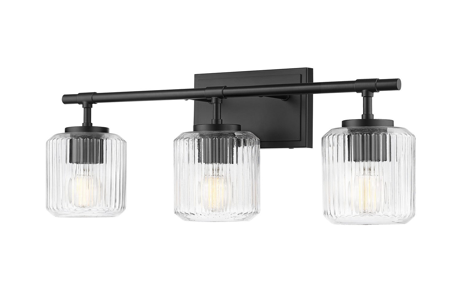 Z-Lite - 7515-3V-MB - Three Light Vanity - Landon - Matte Black