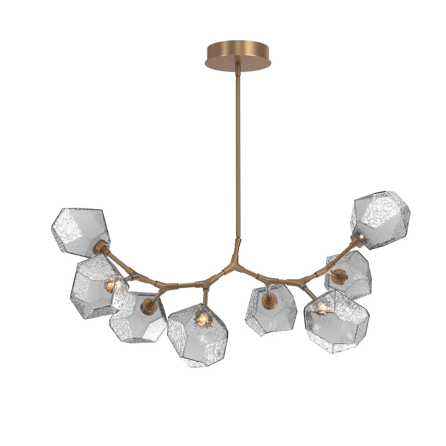 Hammerton Studio - PLB0039-BB-NB-S-001-L3 - LED Lantern - Gem - Novel Brass