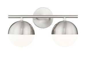 Z-Lite - 7517-2V-BN - Two Light Vanity - Realm Sphere - Brushed Nickel