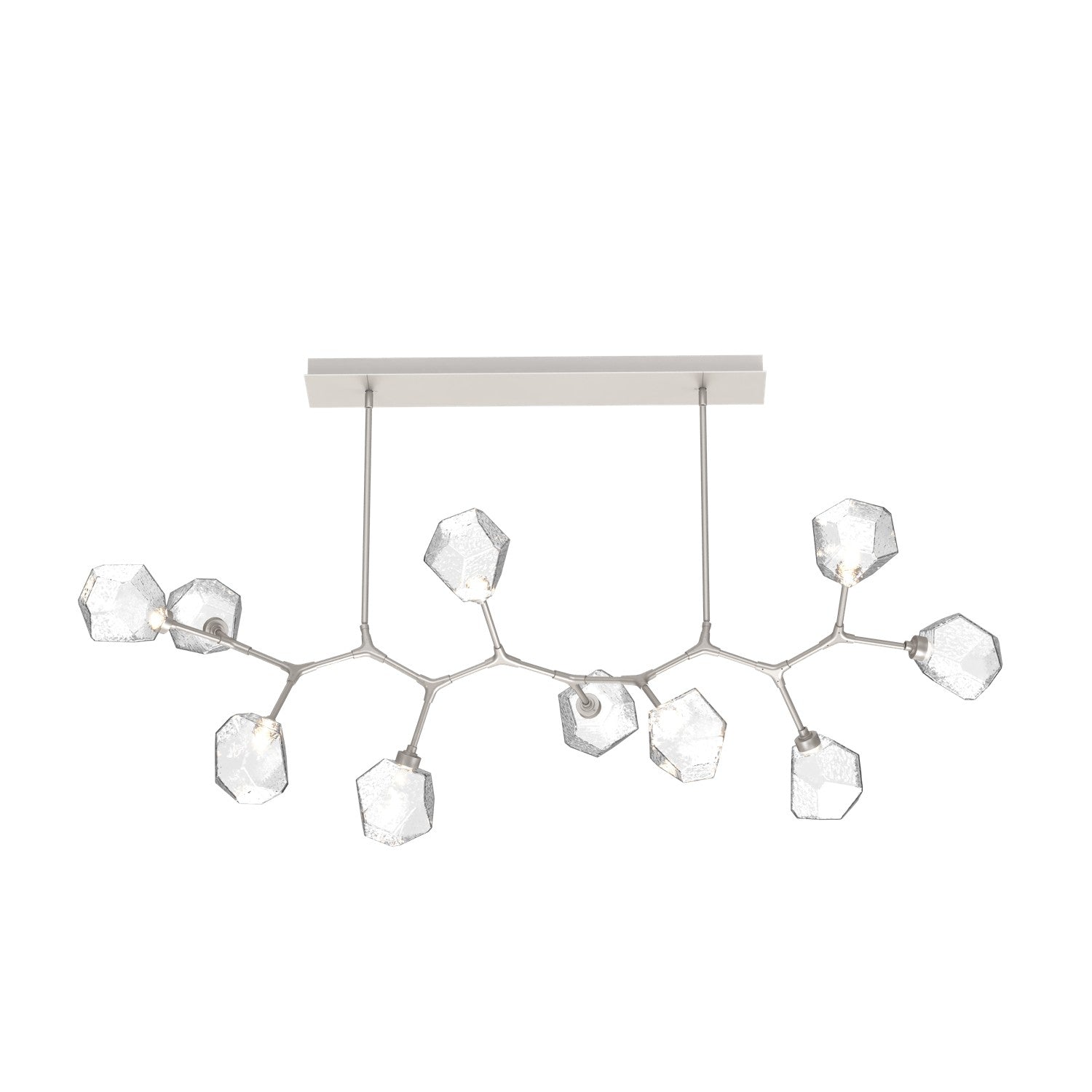 Hammerton Studio - PLB0039-BC-BS-C-001-L3 - LED Branch - Gem - Beige Silver