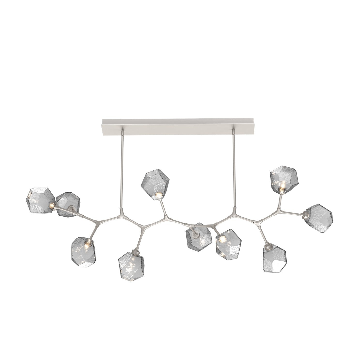 Hammerton Studio - PLB0039-BC-BS-S-001-L3 - LED Branch - Gem - Beige Silver