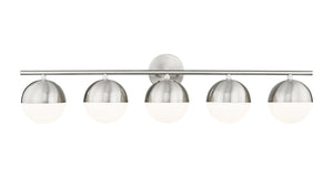 Z-Lite - 7517-5V-BN - Five Light Vanity - Realm Sphere - Brushed Nickel