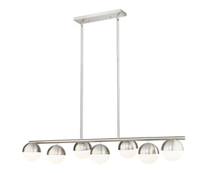 Z-Lite - 7517-7L-BN - Seven Light Linear Chandelier - Realm Sphere - Brushed Nickel
