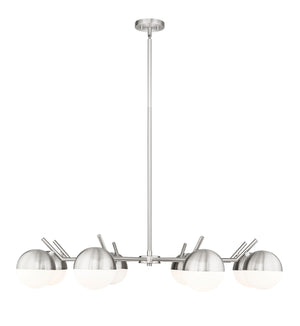 Z-Lite - 7517-8BN - Eight Light Chandelier - Realm Sphere - Brushed Nickel