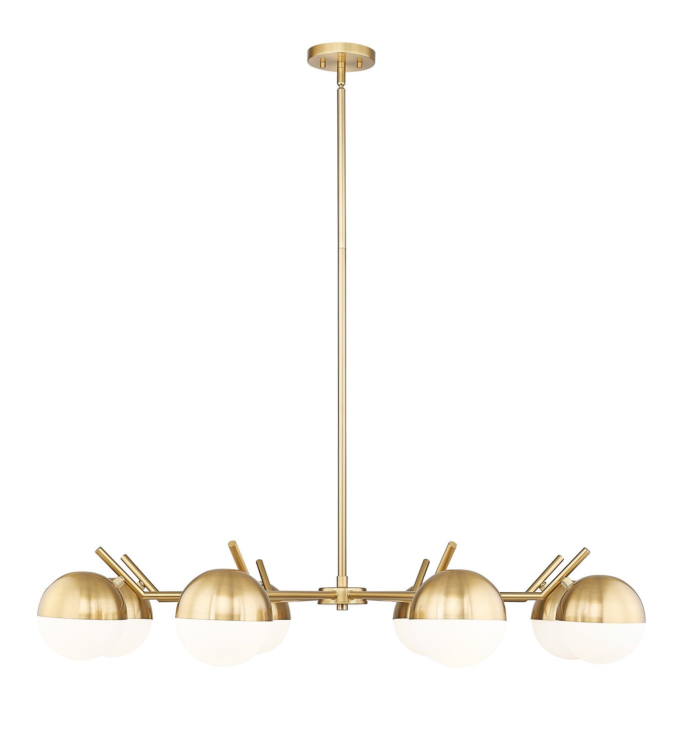 Z-Lite - 7517-8MGLD - Eight Light Chandelier - Realm Sphere - Modern Gold
