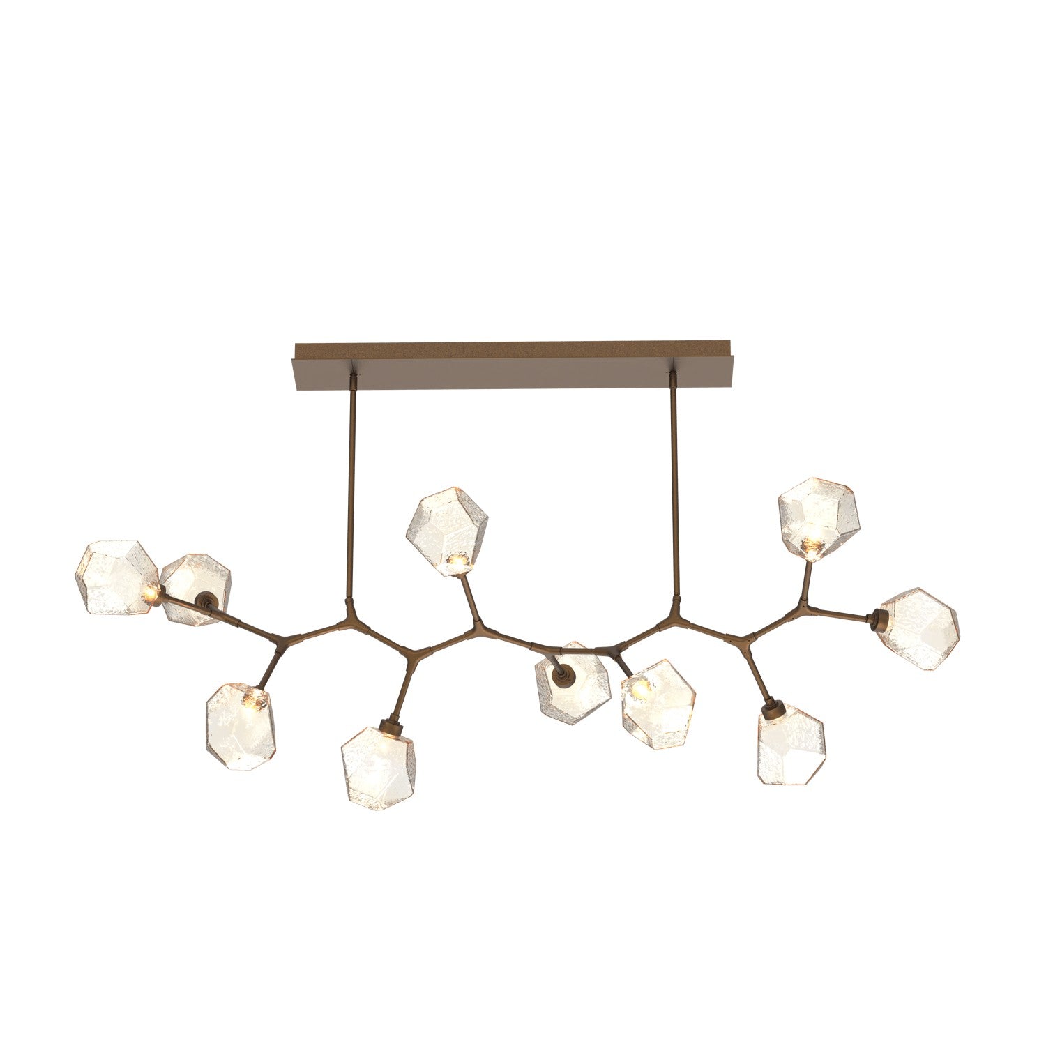 Hammerton Studio - PLB0039-BC-FB-A-001-L3 - LED Branch - Gem - Flat Bronze