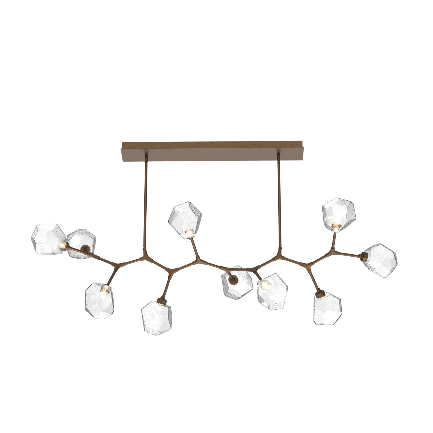 Hammerton Studio - PLB0039-BC-FB-C-001-L3 - LED Branch - Gem - Flat Bronze