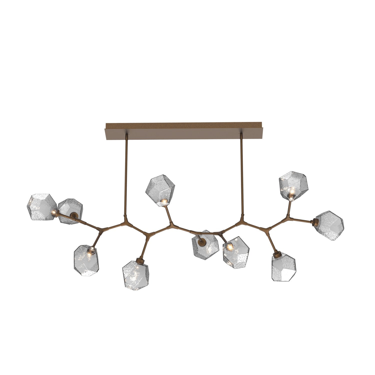 Hammerton Studio - PLB0039-BC-FB-S-001-L1 - LED Branch - Gem - Flat Bronze