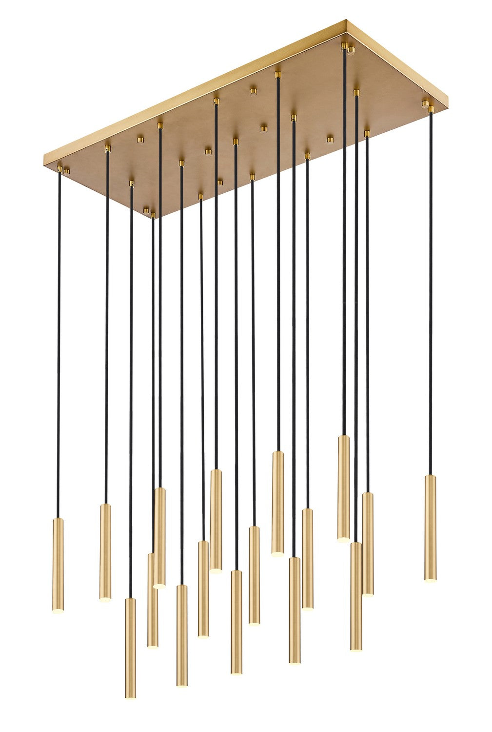 Z-Lite - 919MP12-17L-MGLD-LED - LED Linear Chandelier - Forest - Modern Gold