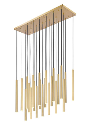 Z-Lite - 919MP24-23L-MGLD-LED - LED Linear Chandelier - Forest - Modern Gold