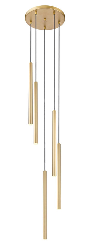 Z-Lite - 919MP24-5R-MGLD-LED - LED Chandelier - Forest - Modern Gold