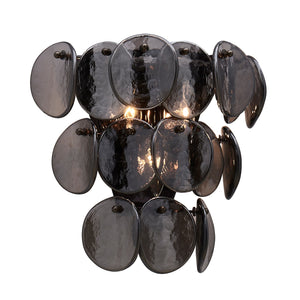 Kalco - 524622BN - Three Light Wall Sconce - UROKO - Black Nickel