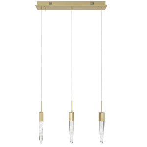 Avenue Lighting - HF1900-3-AP-BB - LED Pendant - Aspen - Brushed Brass