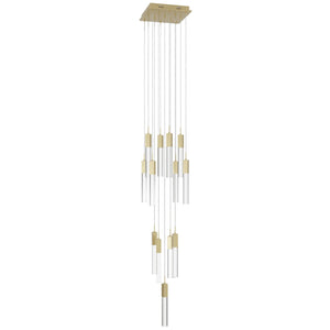 Avenue Lighting - HF1905-13-GL-BB-C - LED Pendant - The Original Glacier - Brushed Brass