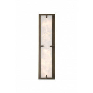 Avenue Lighting - HF2930-AB - LED Wall Sconce - Sedona - Alabaster / Aged Brass
