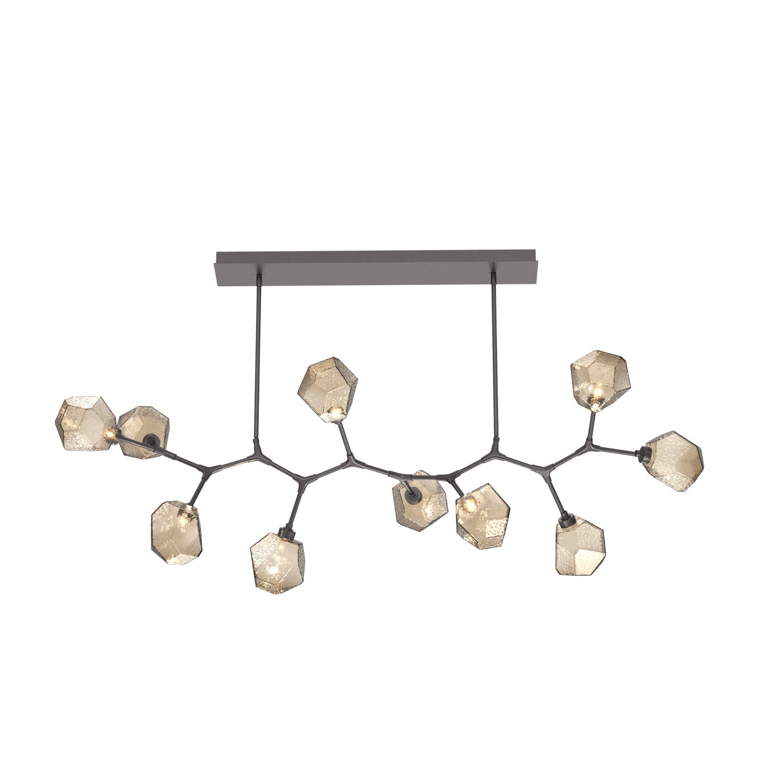 Hammerton Studio - PLB0039-BC-GP-B-001-L3 - LED Branch - Gem - Graphite