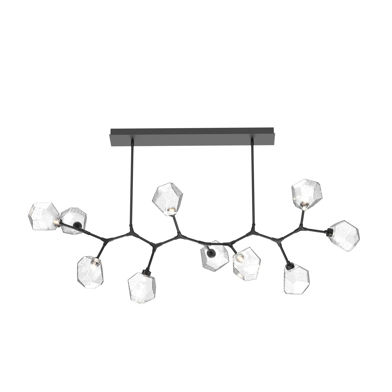 Hammerton Studio - PLB0039-BC-MB-C-001-L3 - LED Branch - Gem - Matte Black