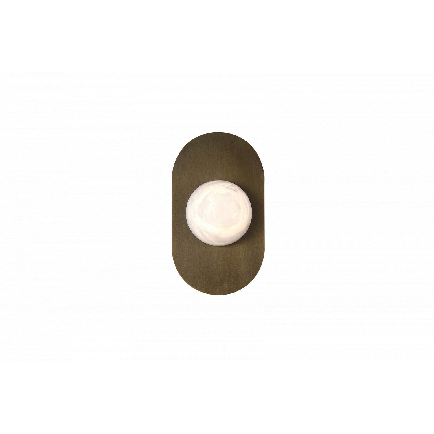 Avenue Lighting - HF2951-AB - LED Wall Sconce - Sedona - Alabaster / Aged Brass