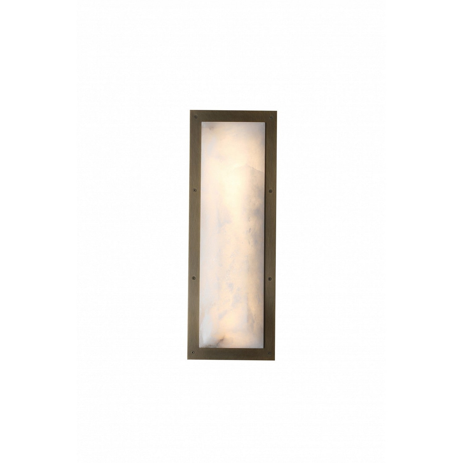 Avenue Lighting - HF2960-AB - One Light Wall Sconce - Sedona - Alabster / Aged Brass