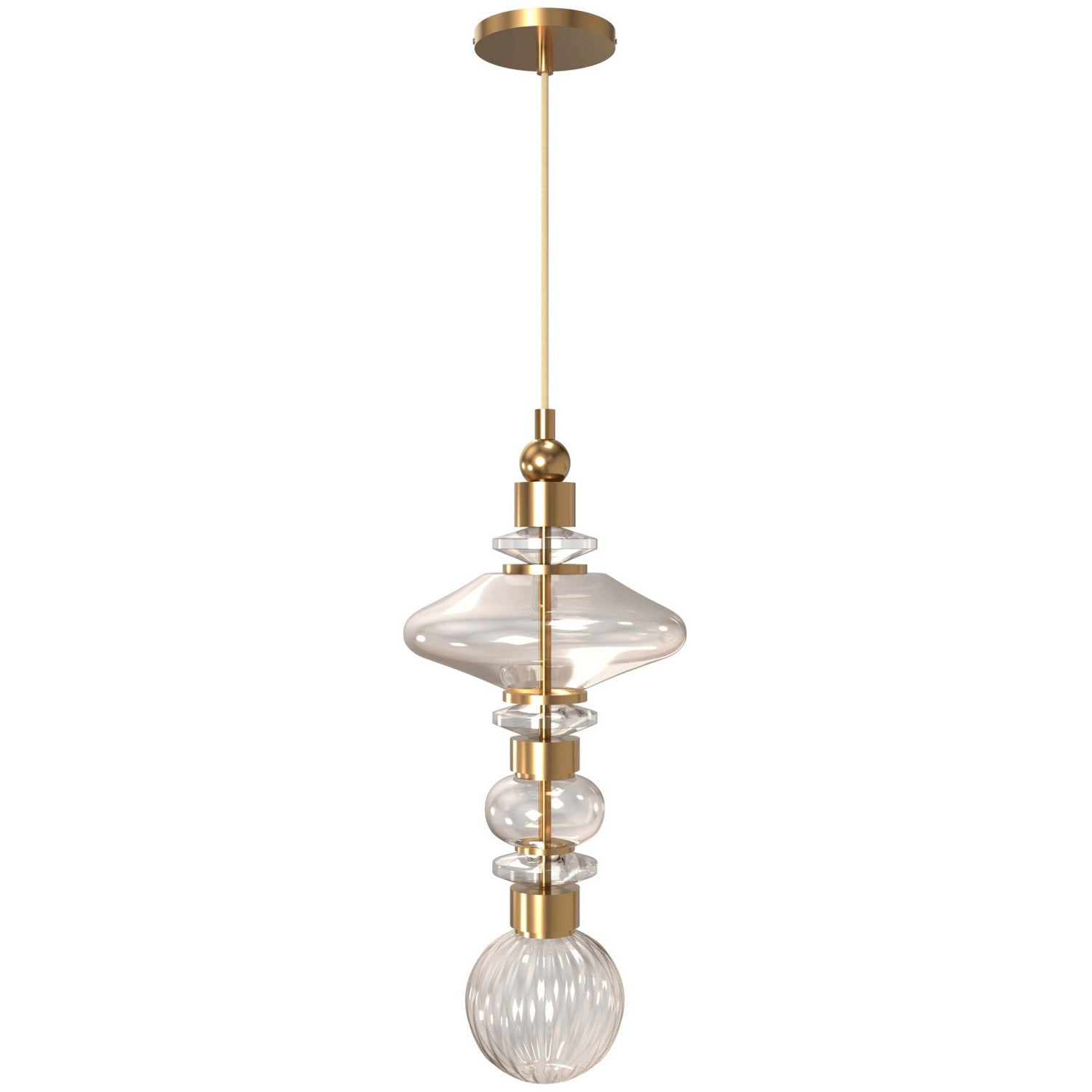 Avenue Lighting - HF7900-AB - LED Pendant - Avra - Aged Brass