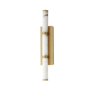 ET2 - E11203-WAGLD - LED Bath Vanity - Aragon - White Alabaster / Gold