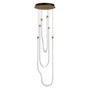 ET2 - E24983-NAB - LED Pendant - Soleil - Natural Aged Brass