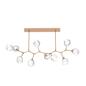 Hammerton Studio - PLB0039-BC-NB-C-001-L3 - LED Branch - Gem - Novel Brass