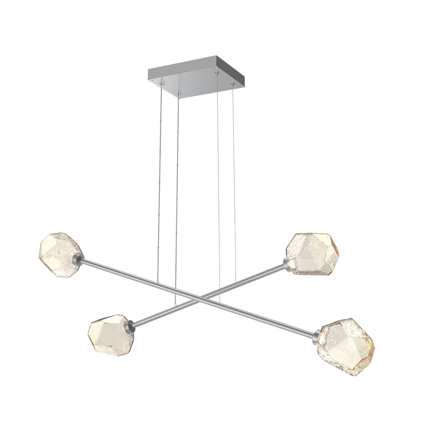 Hammerton Studio - PLB0039-M2-CS-A-CA1-L3 - LED Lantern - Gem - Classic Silver