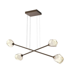 Hammerton Studio - PLB0039-M2-FB-A-CA1-L3 - LED Lantern - Gem - Flat Bronze