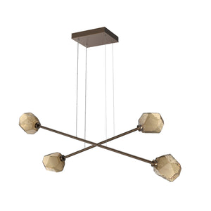 Hammerton Studio - PLB0039-M2-FB-B-CA1-L1 - LED Lantern - Gem - Flat Bronze