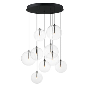 ET2 - E25077-18BK - LED Pendant - Global - Black
