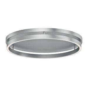 ET2 - E52720-AL - LED Flush Mount - Groove 5CCT - Brushed Aluminum