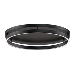 ET2 - E52720-BK - LED Flush Mount - Groove 5CCT - Black